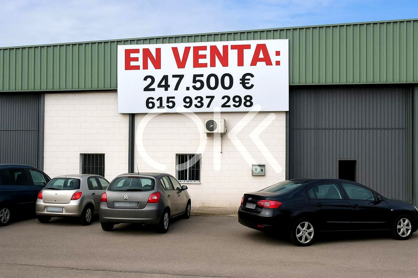 Nave industrial en Valle del Alagón, Coria, Cáceres de 690 m2