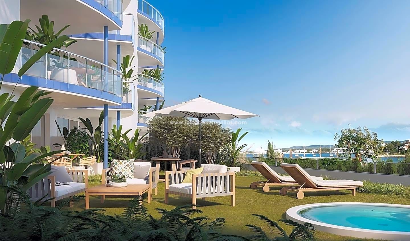 Stunning apartments with views in San Antonio Bay