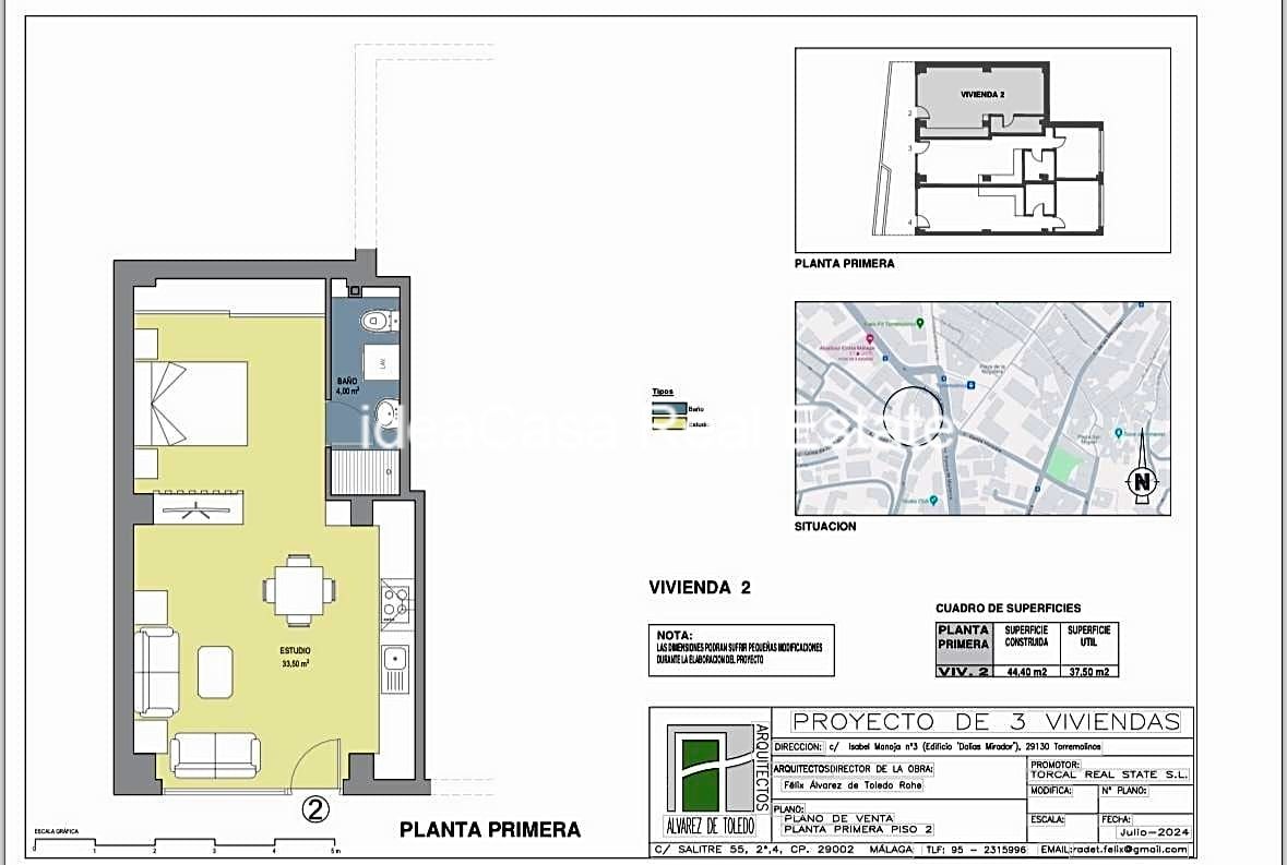 Piso en Avenida Isabel Manoja, Torremolinos, Málaga de 44 m2