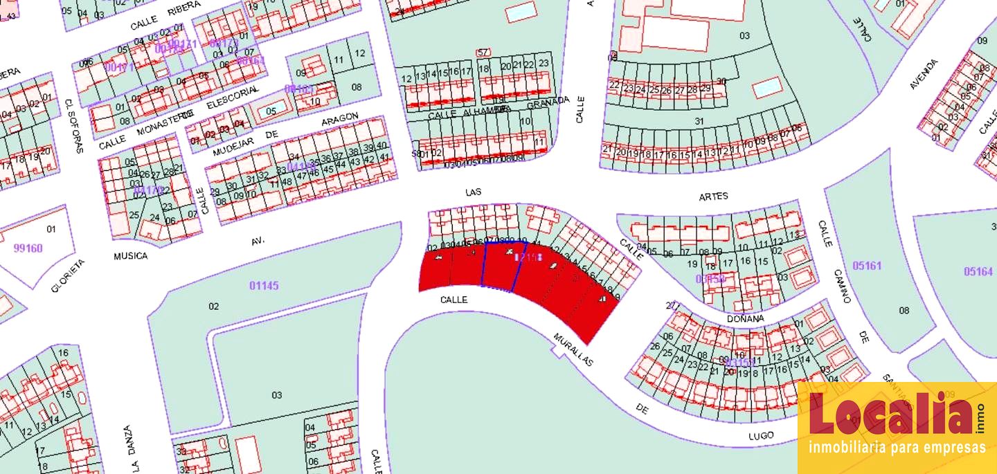 Terreno en Calle Murallas de Lugo, Aranjuez, Madrid de 2910 m2
