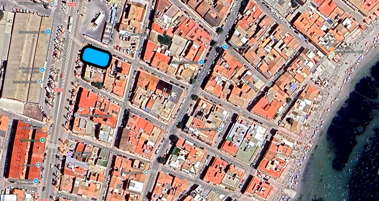 Terreno en Avenida de España 29, Los Alcázares, Murcia de 280 m2