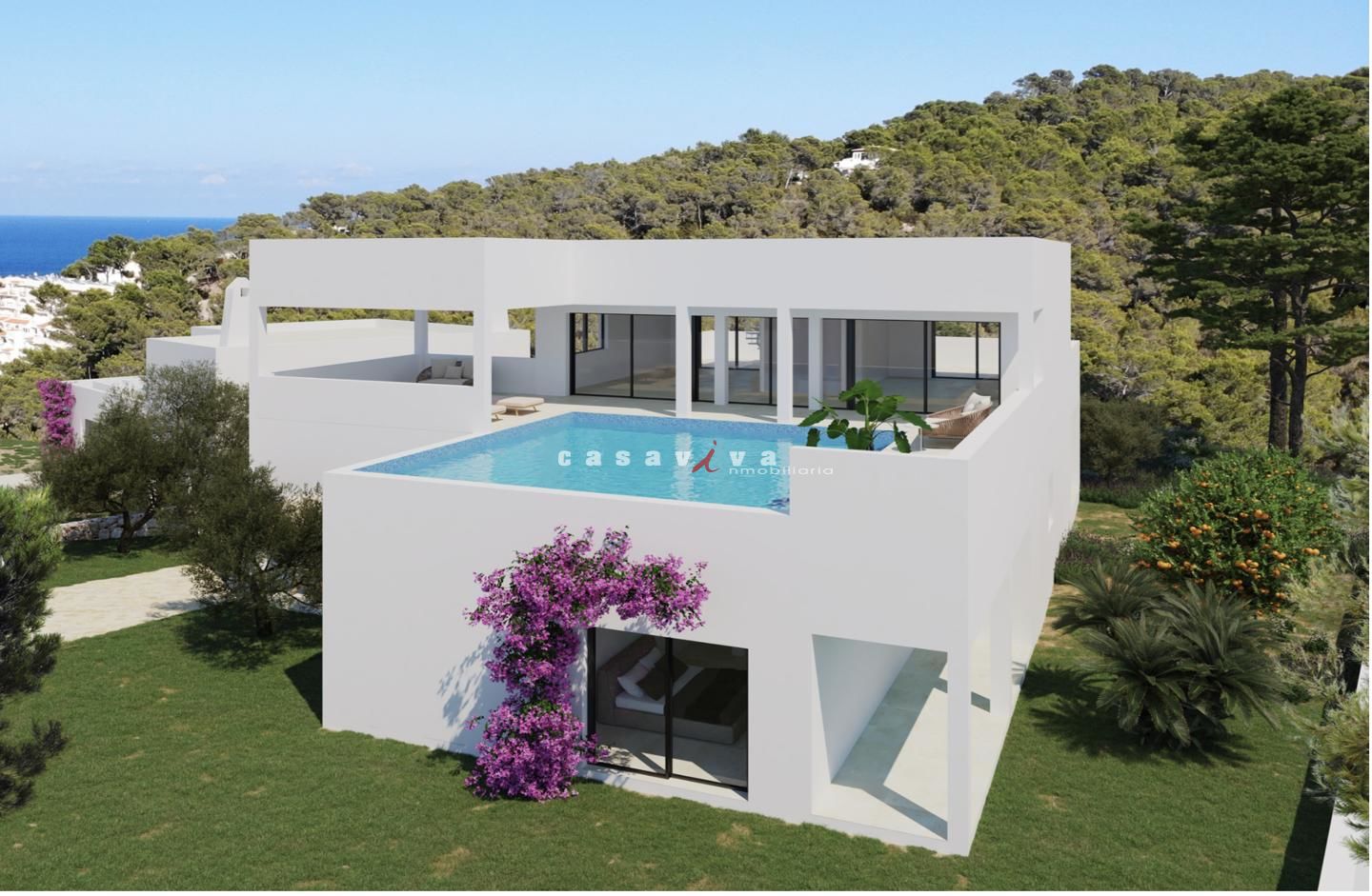 Villa con vistas espectaculares en Santa Eulalia - Ibiza