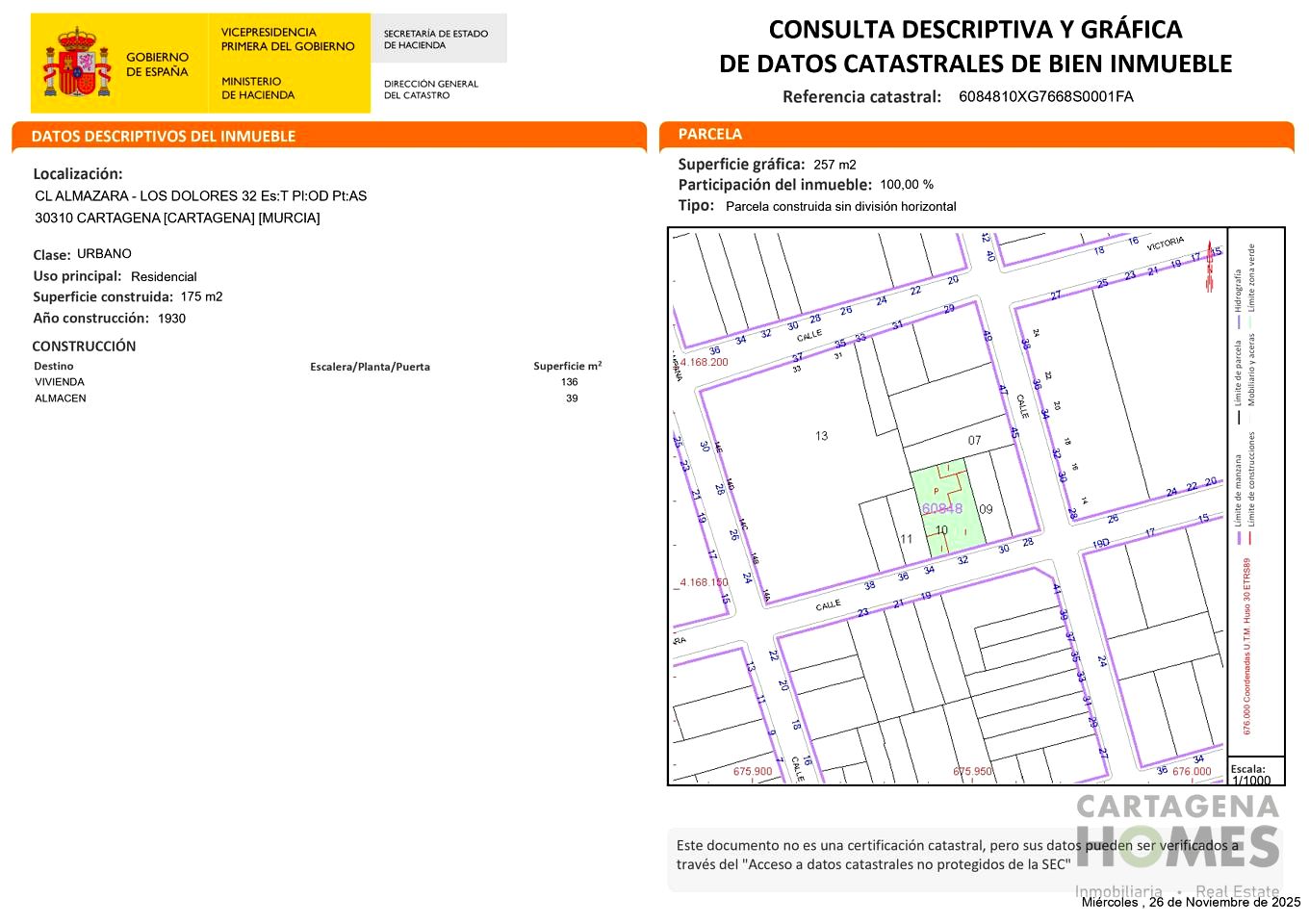 casas-adosadas en cartagena · los-dolores 199500€