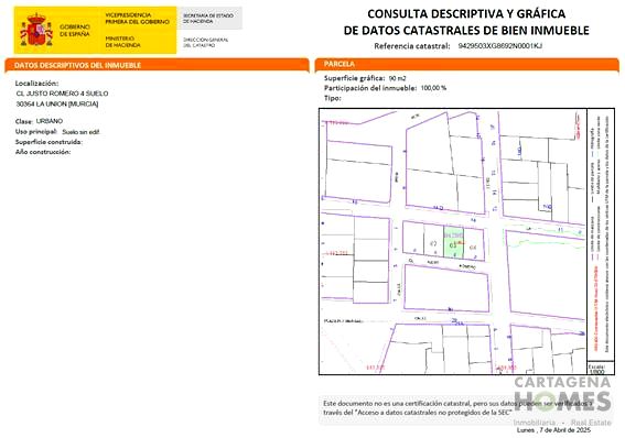 terrenos en portman · portman 60000€