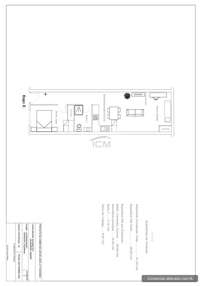 Piso en Calle Aguado, Valdemoro, Madrid de 51 m2