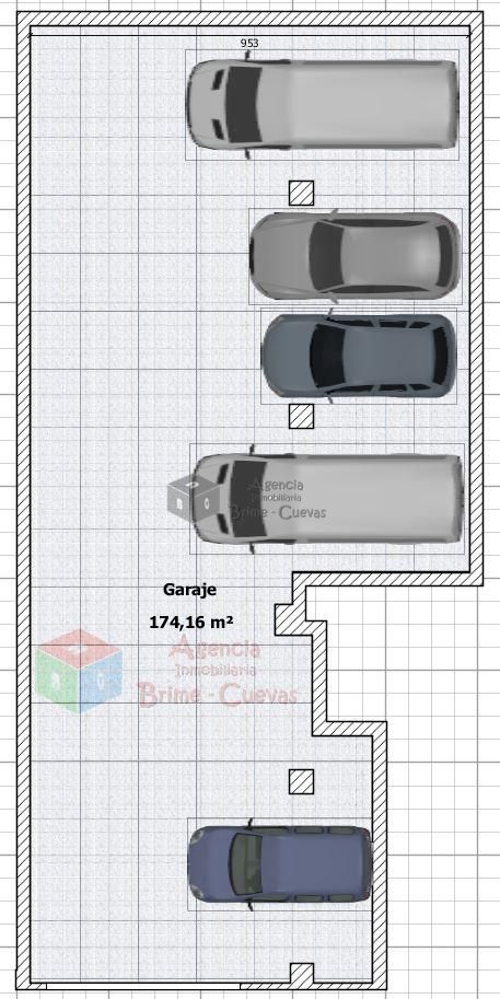 Plaza de parking en Calle la Vega, Mieres, Asturias de 189 m2