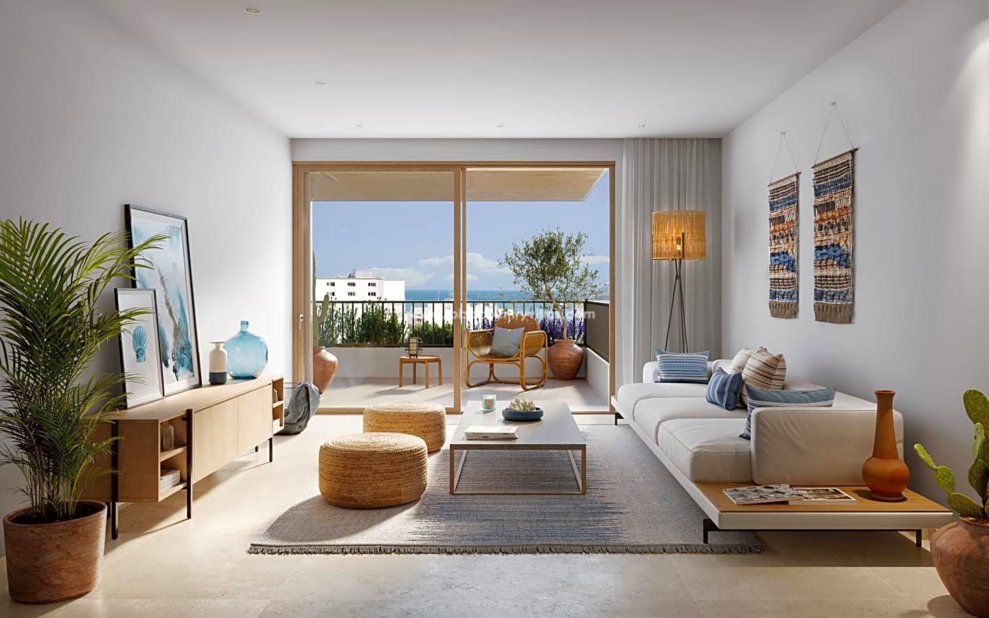 Luxurious new 2-bedroom apartments in the centre of Santa Eulalia