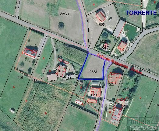 Land in Lugar Torrente, Abegondo, A Coruña of 1000 m2